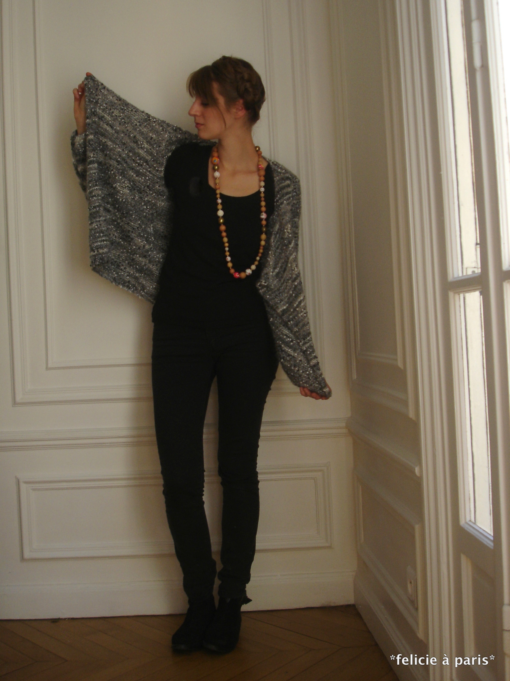 gilet femme a pans